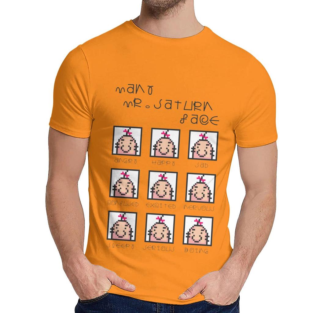 O Neck Many Face Earthbound Mother Rpg T Shirt Crazy For Male Natural Cotton La