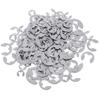 100Pcs 2mm X 5mm Lock Washers 304 Stainless Steel E-Clips Useful Snap Ring  Shaft Fastener