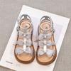 Girls High-top Roman Sandals Summer 2025 New Fashion Bow Children Princess Shoes Girls Beach Sandals