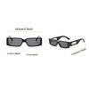 Rectangle Sunglasses Women Fashion Luxury Brand Designer Square Sun Glasses Men Classic Punk Eyeglasses Shades UV400