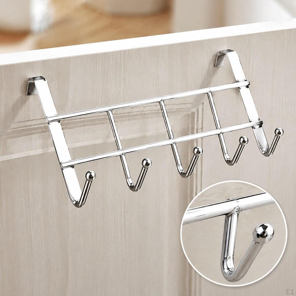 10Pcs Over The Door Hooks Storage Heavy Duty for Hanging Clothes Coats