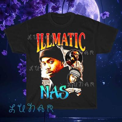 New Shirt Nas Ill Nas Illmatic Logo American T-Shirt Funny Size S To 5XL