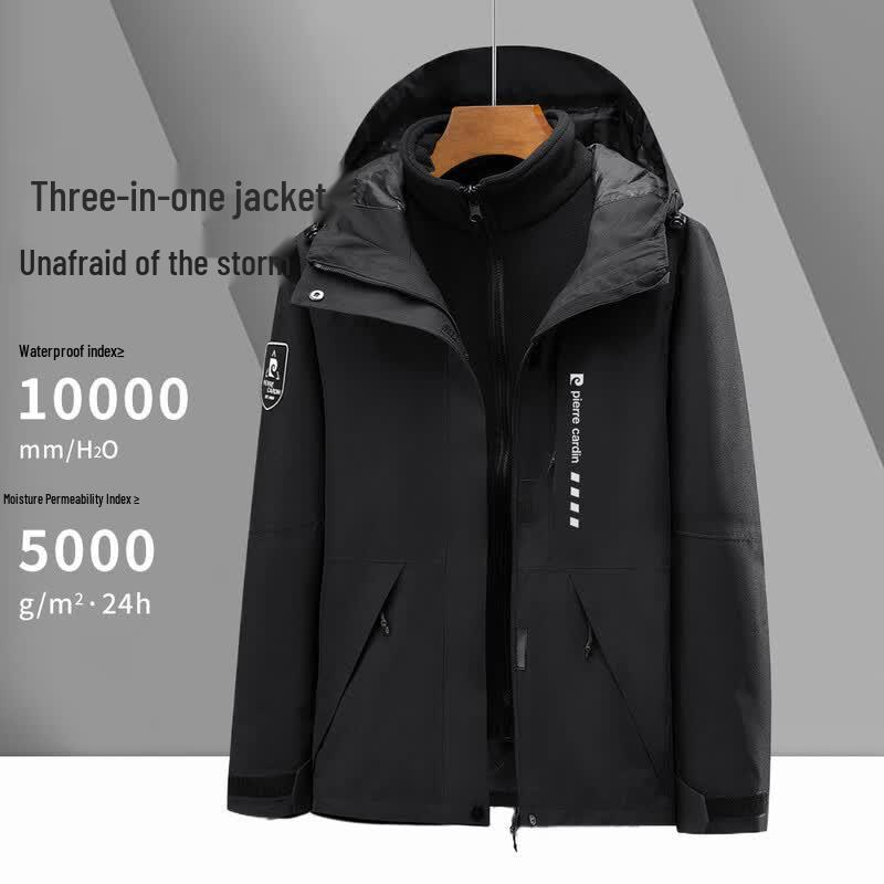 Pierre Cardin Unisex 3-in-1 Thick Outdoor Jacket 2XL