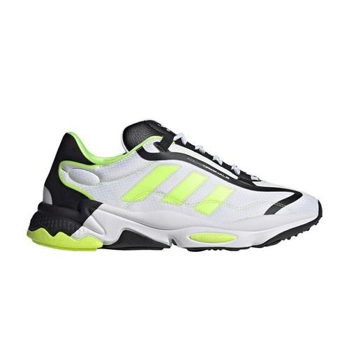 

adidas Ozweego Pure White Solar Yellow H04533 Men s Shoes EU 41 чёрный/белый