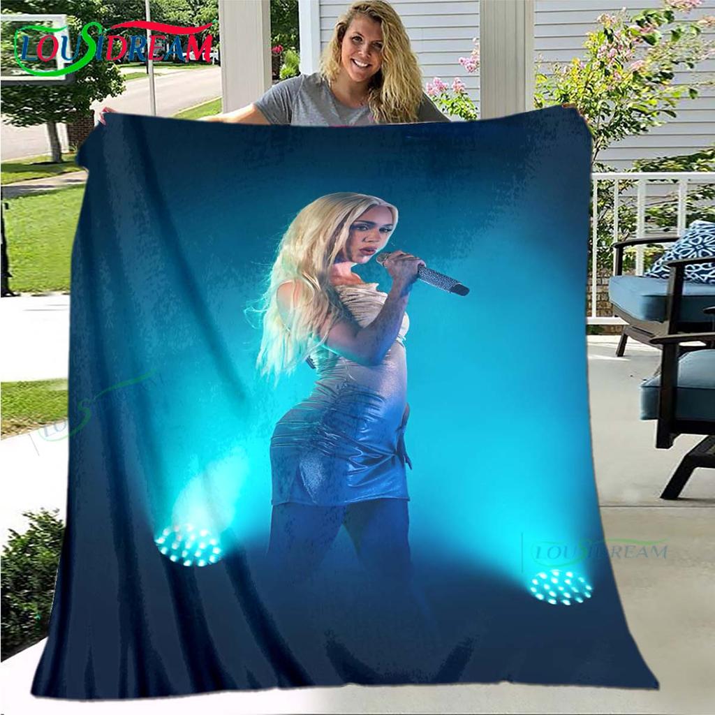 Fashion Spain Female Singer B-bad G-Gyal Four Seasons Blanket Sofa Cover Travel Bed Plush Blanket Office Break Blanket Gift