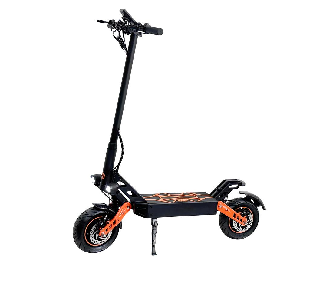 Elektrická koloběžka 2000W Dvojitý motor 52V20Ah 68km/h Terénní E koloběžka Hydraulické brzdy 30° Stoupání dvojité escooters