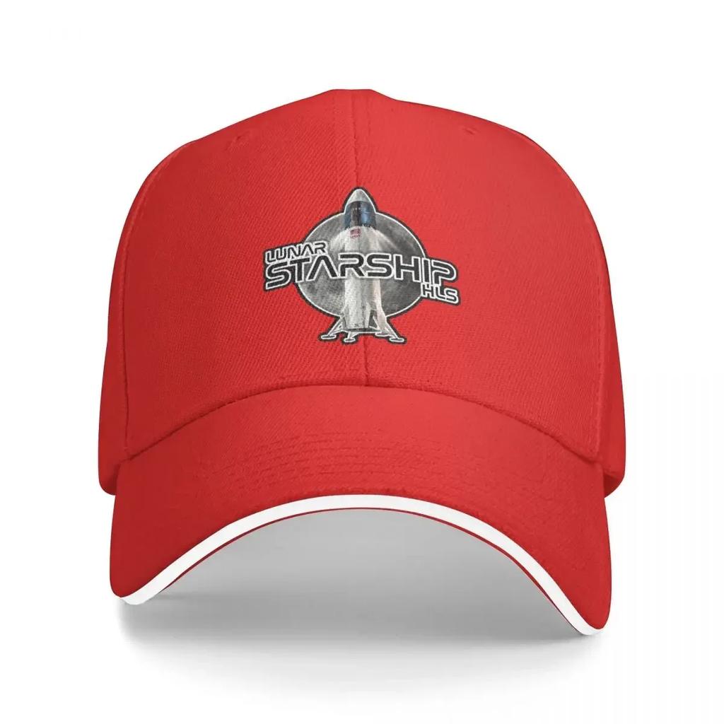 New SpaceX Lunar Starship HLS Baseball Caps Casquette Unisex Hats