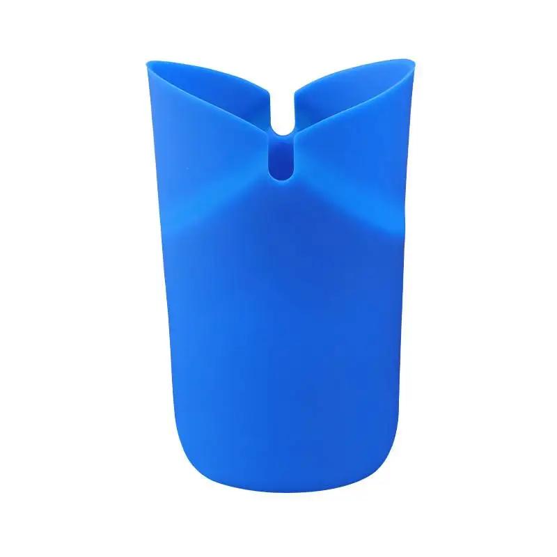Silicone Popcorn Bucket Foldable DIY Microwave Popcorn Maker Fruit  Tray Popcorn Box Kitchen Accessories