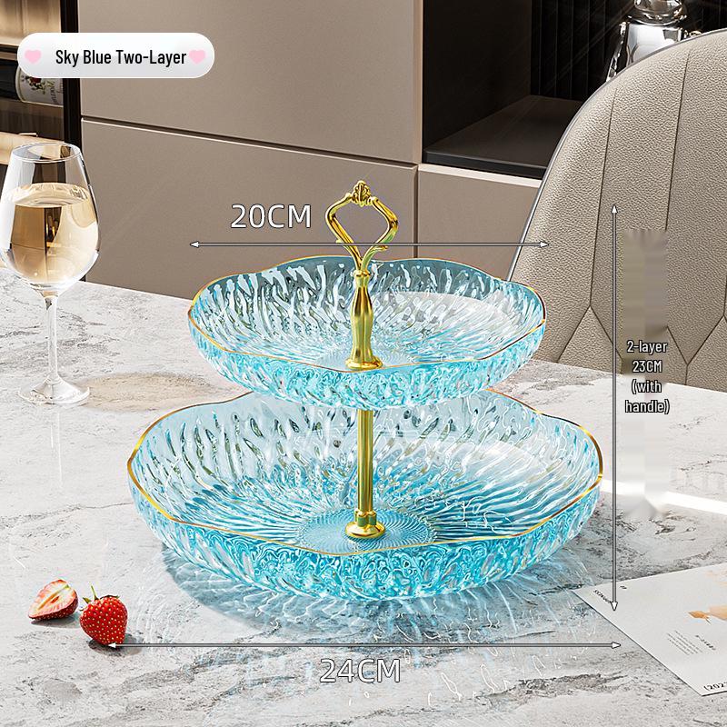 Elegant Multi-layer Fruit and Snack Bowl for Home or Hotel
