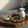 Patchwork Bracelet for Women Vintage Tiger Eye Stone Hand Stone Beaded Bracelet  Ladies Jewelry