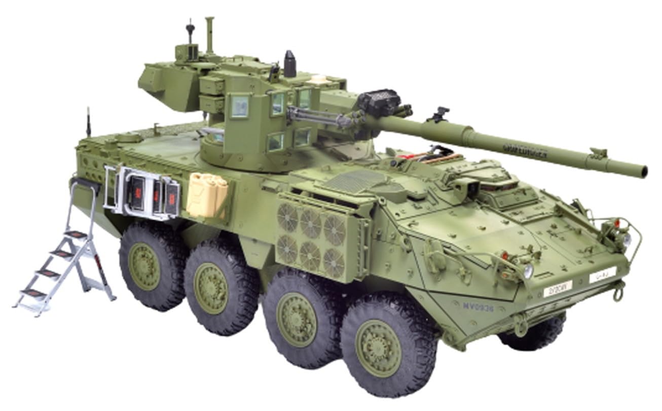 

AFV CLUB M1128 Striker MGS wheeled gun 2010 improved plastic model FV35370 1/35 self-propelled