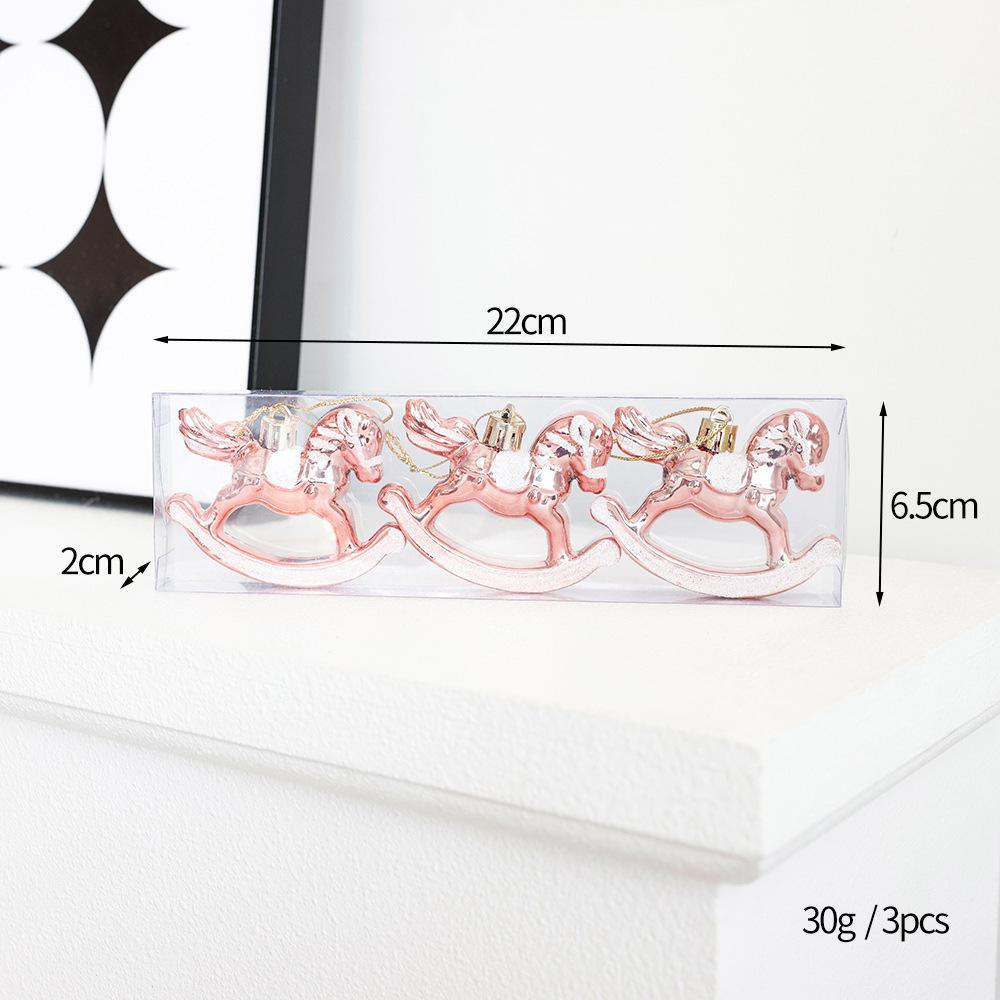 Christmas Tree Ornament Set: Nine Painted Macaron Candy Color Irregular Balls