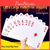 Playing Large Extra Big Super Size Playing Cards 4x9 Times Larger