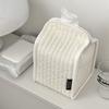 Simple Toast Shape Tissue Box Minimalist Napkin Paper Holder Organizer for Home Office Car Desktop Decoration
