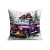 Home Decor Christmas-Themed Decorative Pillow Covers Pattern Cushion Cover Suitable For Sofa Bedroom Car Pillow Cover