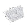 Resin Shaker Mold,Reusable Cute Silicone Quicksand Mould for DIY Crafts Making
