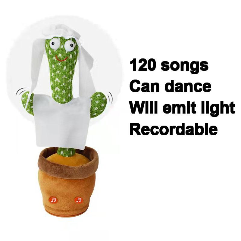 Mluvící tančící kaktusová hračka