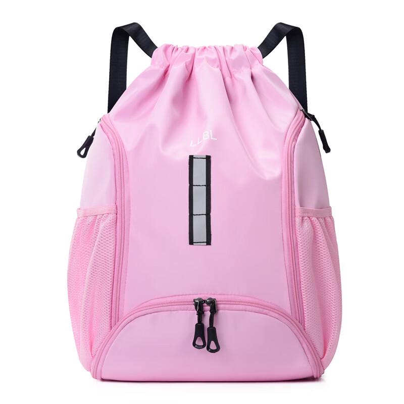 

Unisex Large Capacity Oxford Cloth Drawstring Backpack with Reflective Strip
