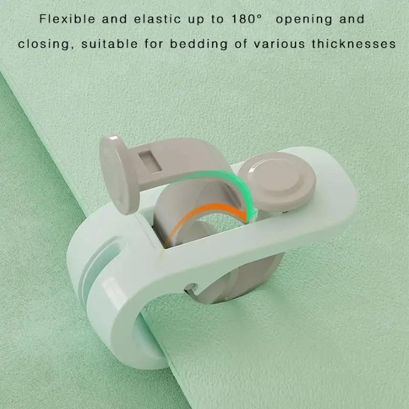 6 Pcs Household Convenience Quilt Fixing Clip Cover Quilt Frame Cover Fixing Non-slip Needle-free Blanket Clip Bed Sheet Clip