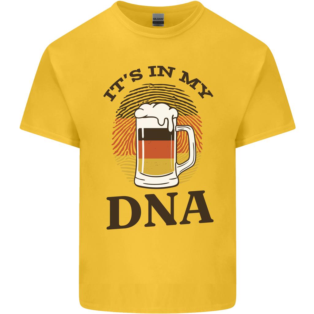 GerUnisex Beer Its In My DNA Funny GerUnisexy Unisexs Light Cotton TShirt