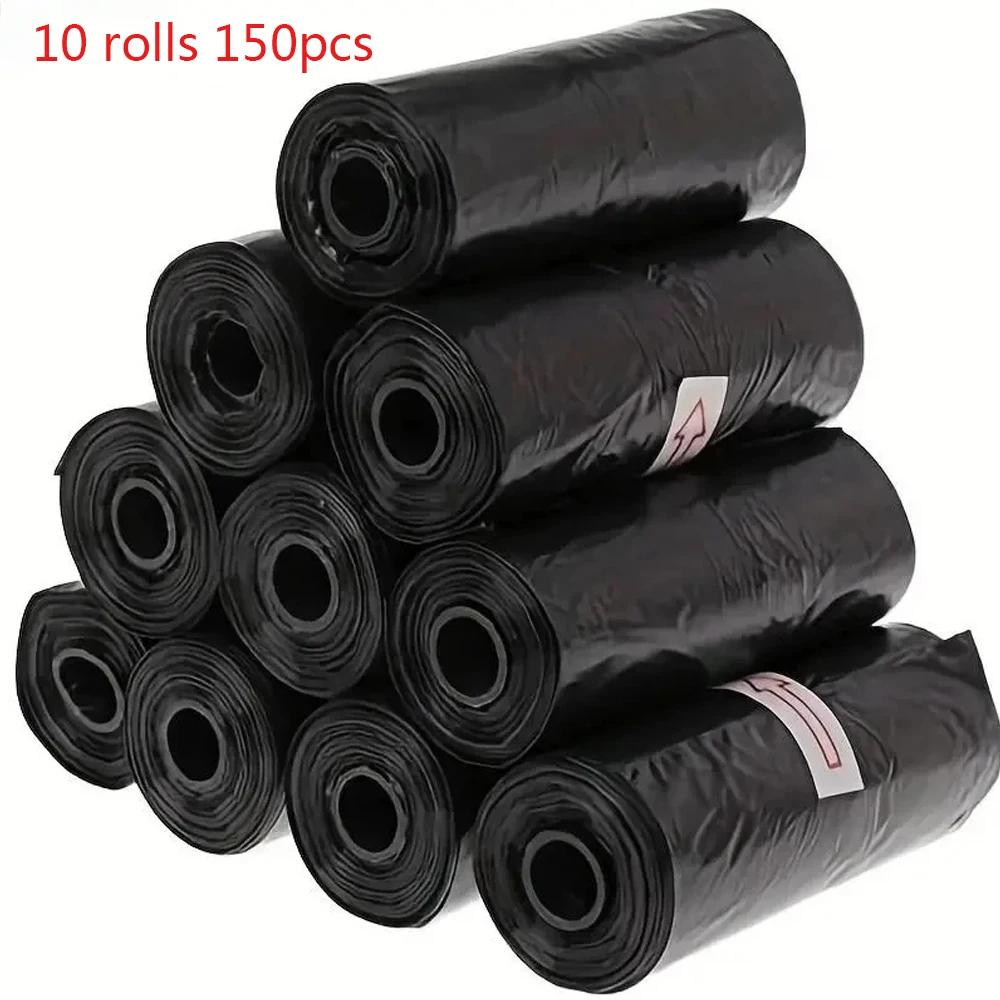 

5-10Roll Pet Supplies Dog Poop Bags Strong Thick Leakproof Waste Refuse Cleanup Puppy Cat Pooper Scooper Bag Rolls Outdoor Clean
