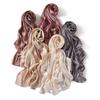 New Crinkle Fashion Muslim Hijab For Women Shimmer Scarf Shawls Islamic Headscarf Wraps Solid Headband Turban Head Wrap180*70cm