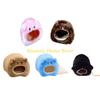 F26C Small Pet Winter Bed Warm House Nest Accessories for Hamster Guinea Pig Hedgehog Ferret Snake Spider Lizard Cozy Home