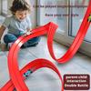 Flexible Race Track Children Toys DIY Double-track Racing Car Ramp Compatible 1/64th Cars Portable Rolls Up Boy Christmas Gift