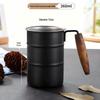 Tasse de camping portable en acier inoxydable 304 pour boissons