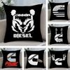 Gasbetriebener Motor C-CumminsS Kissenbezug Weicher Plüschstoff Beidseitig bedruckter Sofakissenbezug für alle Jahreszeiten Heimdekoration