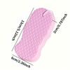 Nordic Style Exfoliating Bath Sponge, Dual-Sided Scrubbing Tool, Travel Portable Shower Brush, Suitable for Baby & Mom