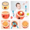 Train Handson Baby Cognition  Beat Drum Educational Toy Clap Toddler Instrument