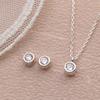 Women's Daily Accessory Sari Cubic Simple Earrings