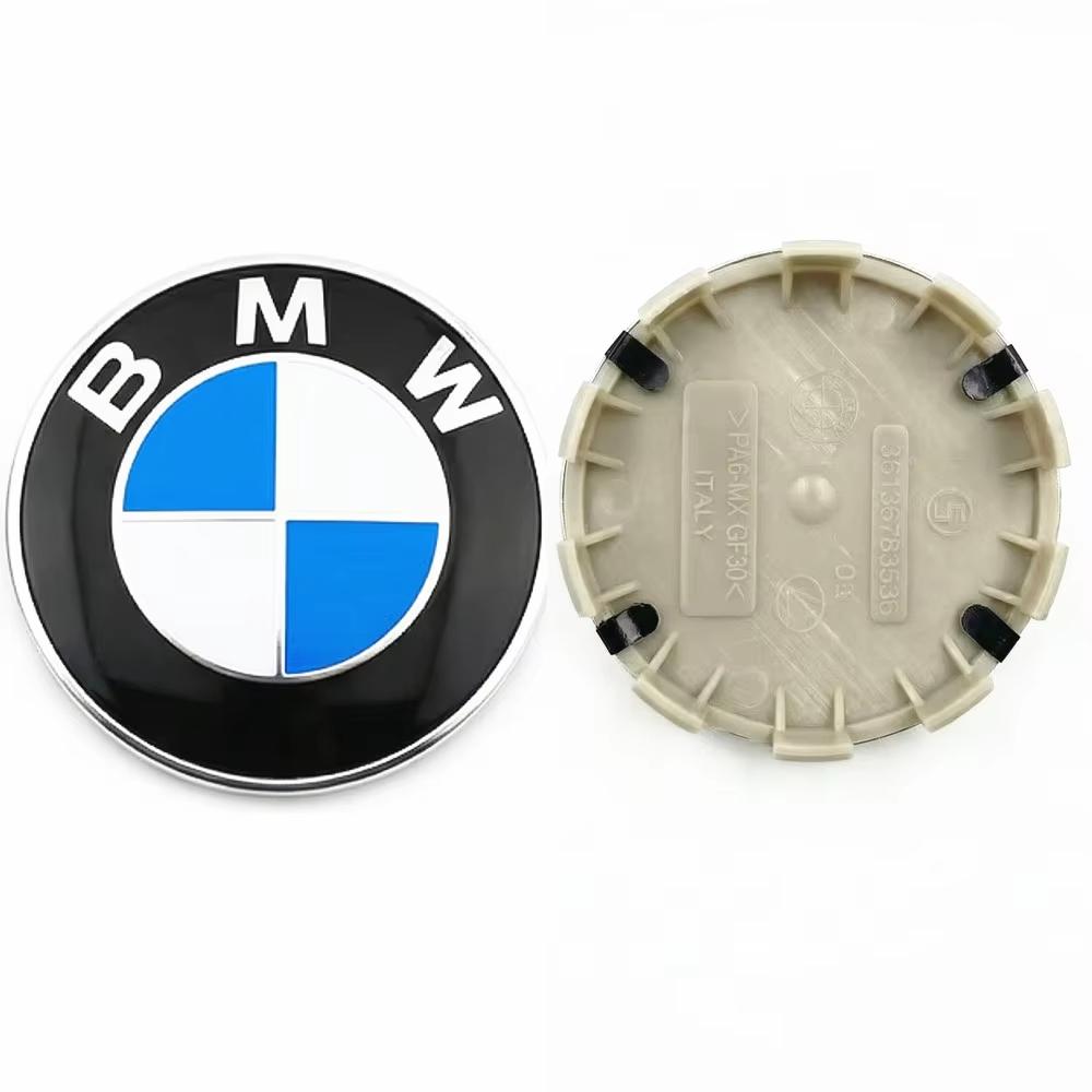 4 pcs of 56mm 68mm for BMW X1 X3 X5 E39 E46 E90 F20 E60 F30 E36 F10 E87 E70 E91 hub cap modification parts car stickers CUM1 