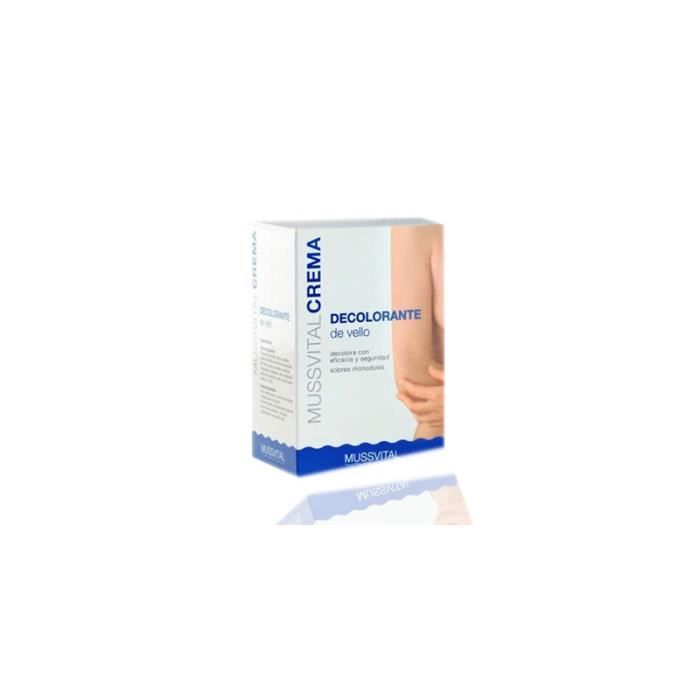 Mussvital Crème décolorante pour cheveux 10 Enveloppes