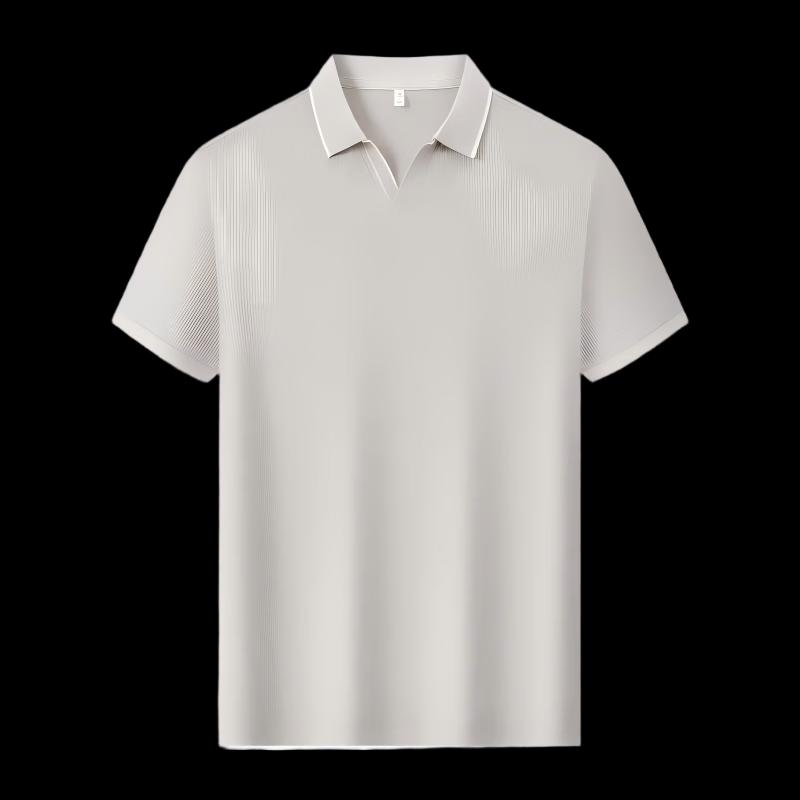 Men's Anti-Wrinkle Cool-Touch Spread Collar Polo Shirt
