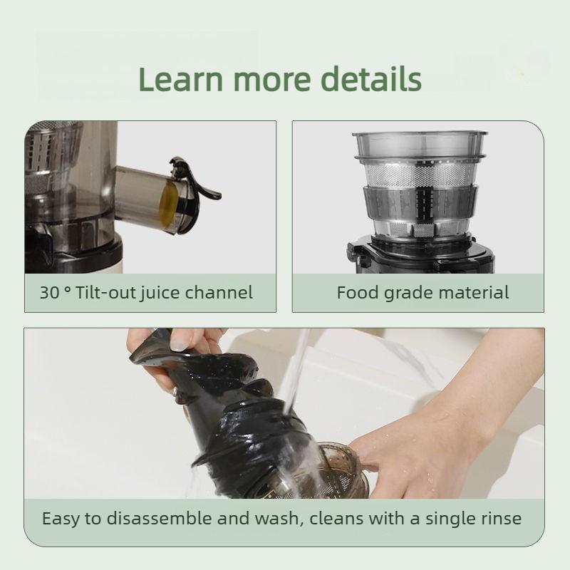 Machines Household Slow Juicer Extractor Electric Orange Lemon Fruits Squeezer High Power Cold Press Juicer