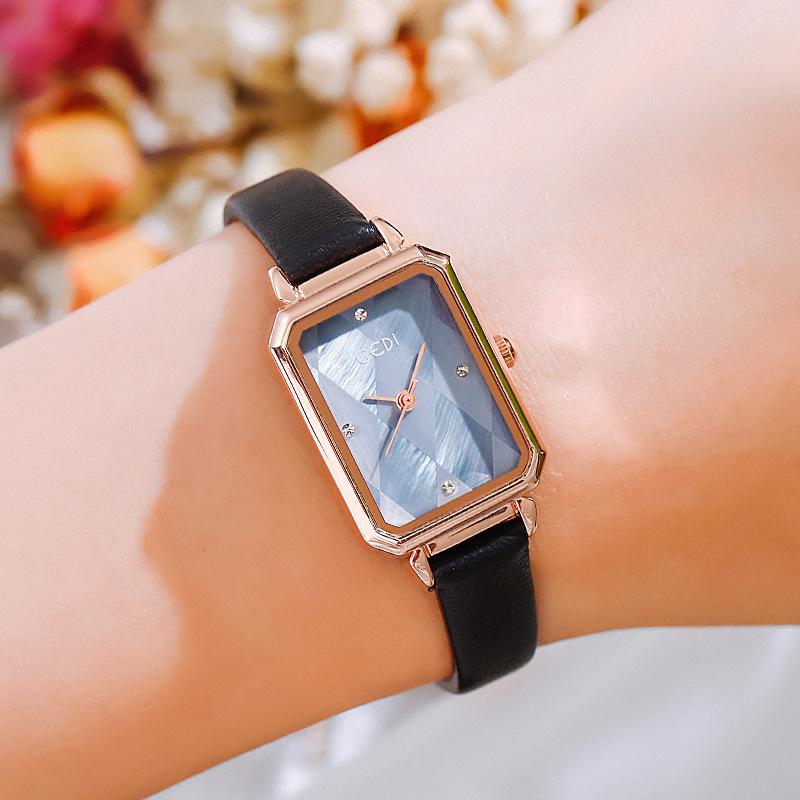Women S Watch Fashion High Value Small Square Watch Women S High Sense Belt Quartz Watch Simple And Fashionable