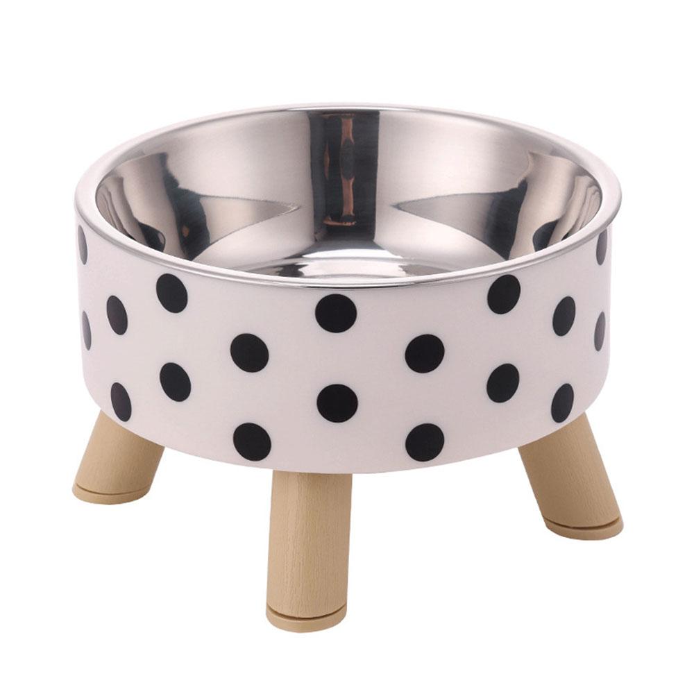 Stainless Steel Elevated Pet Bowls - Cat Dog Food Water Dishes, Raised Feeding Bowls for Pets