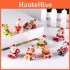 Adorable Diy Christmas Animal Resin Mini Landscape Decorations For Home Gardens