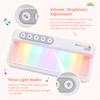 Rainbow Flashing Piano Toys Electronic Music Toys with 5 Instruments 13 Melody Portable Keyboard Toys Educational Toys for Kids