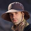 Products Outdoor Fishing Hat Sun Protection Hat Men's Breathable Sun Hat Solid Color Bucket Hat Big Eaves Travel Hat