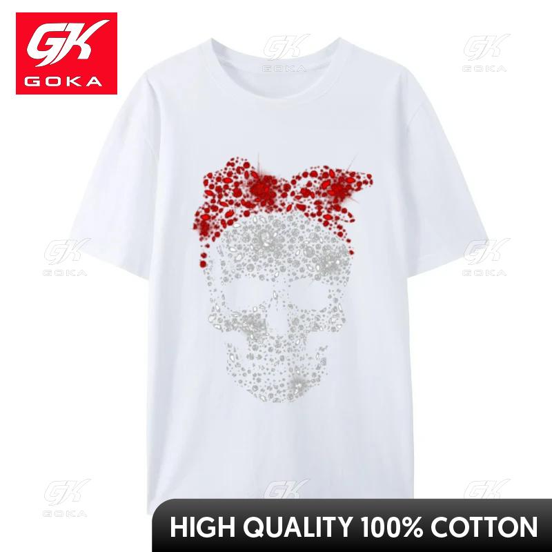 Skull TShirts Funny Winter New Unisex T Shirts ONeck Unisexs Short Sleeve Tees Cotton Harajuku Winter Tops