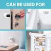 6pcs Silicone Door Handle Bumper Transparent Soft Wall Protector Self-adhesive Protective Plug Non-slip Round Doors Stop Muffler