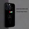 Palästina-Flagge Handyhülle Für iPhone 17,16,15,14,13,12,11 ,Pro Max,XS,X,XR,SE,Mini,8,7,Weiche Silikon Schwarze Hülle