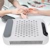 Nail Dust Collector with Silicone Arm Rest Reusable Filter LED Display Nail Vacuum Cleaner Brushless