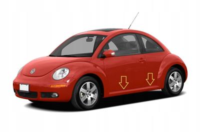 VW Beetle 1999-2011 - Chrome Protective Side Door Strips