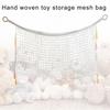 Handcrafted Cotton Toy Hammock  Stuffed Animal Net Holder Durable Toy Hammock for Space Saving Organization