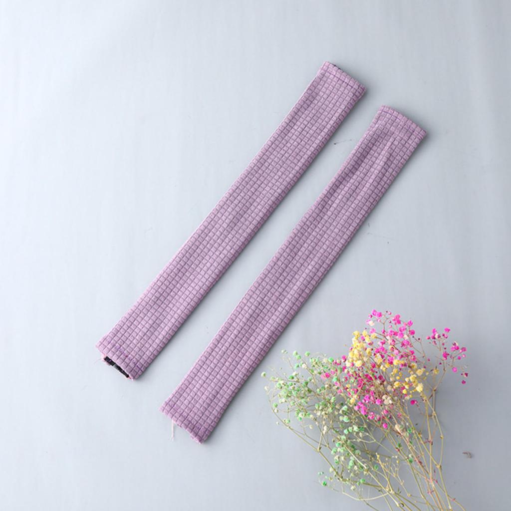 1 Par Cor Sólida Universal Elástico Capas de Apoio de Braço para Cadeira Slipcovers À Prova de Pó Luvas de Braço para Cadeira de Escritório/Computador