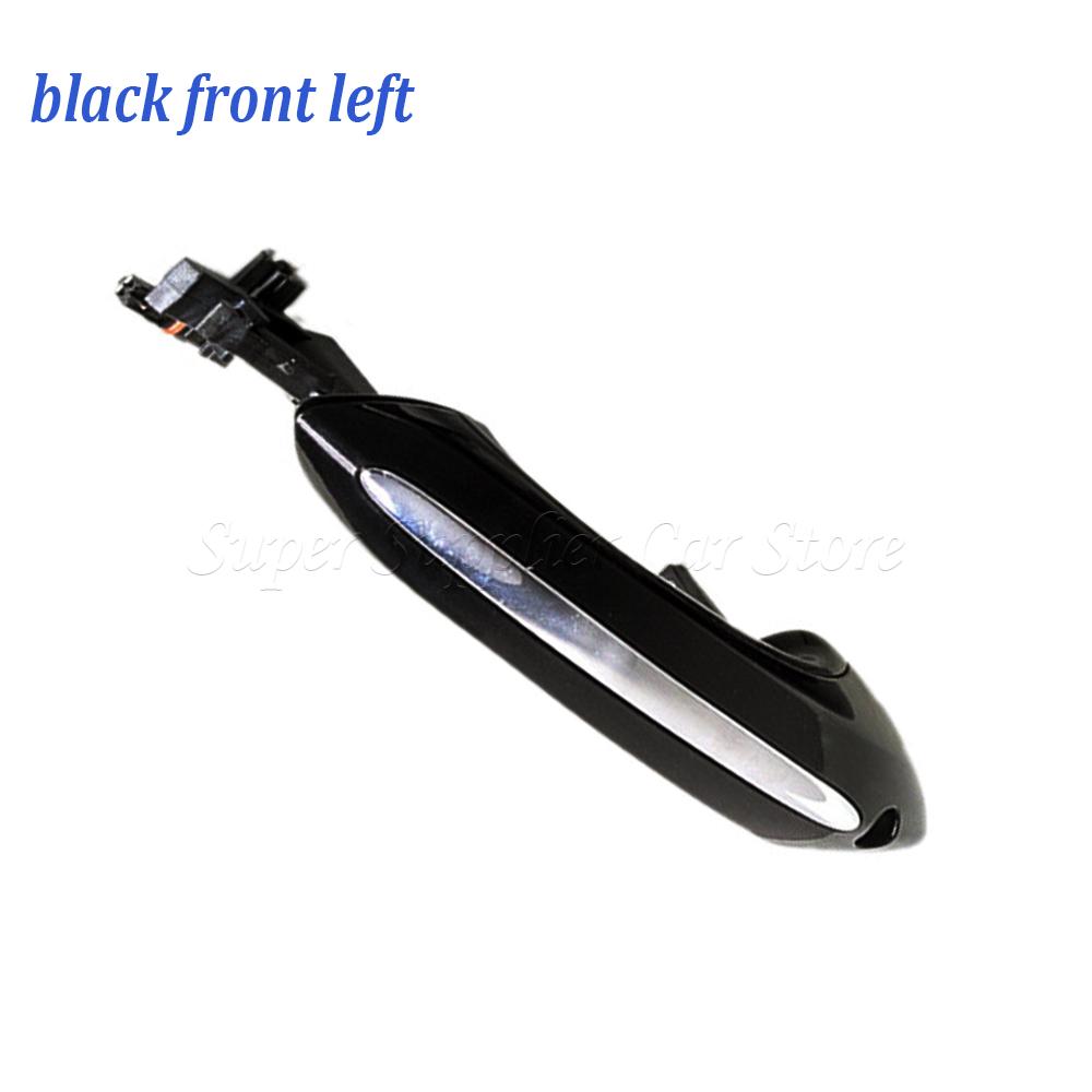 For BMW F01 F03 F04 F07 F10 F06 F11 Front / Rear Left / Right Pearl White Door Handle Keyless Go 51217231932 51217231933